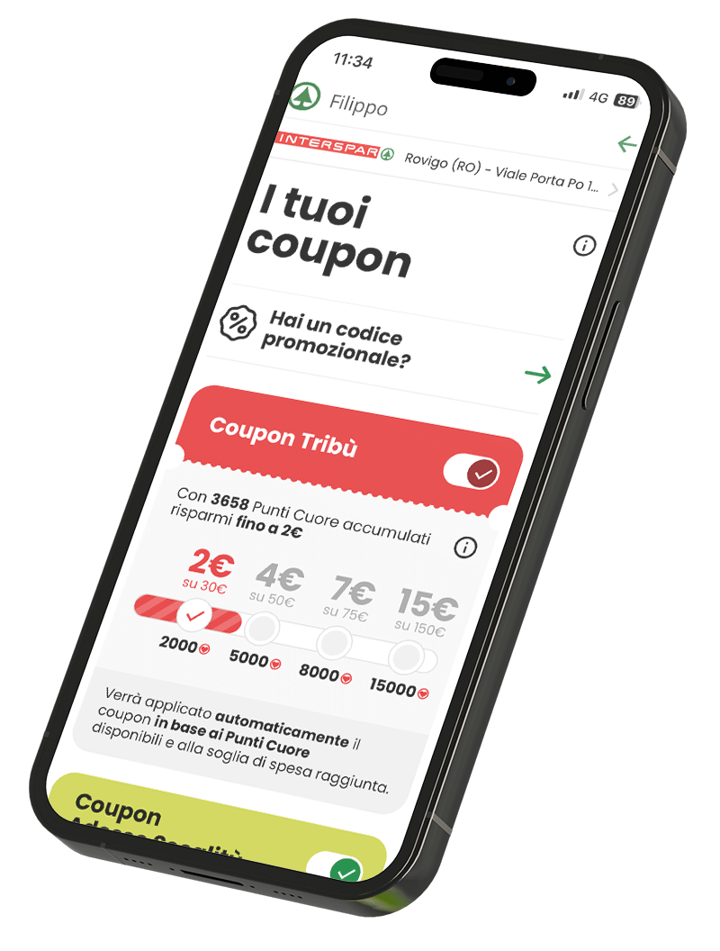 Screen - Coupon Sconto