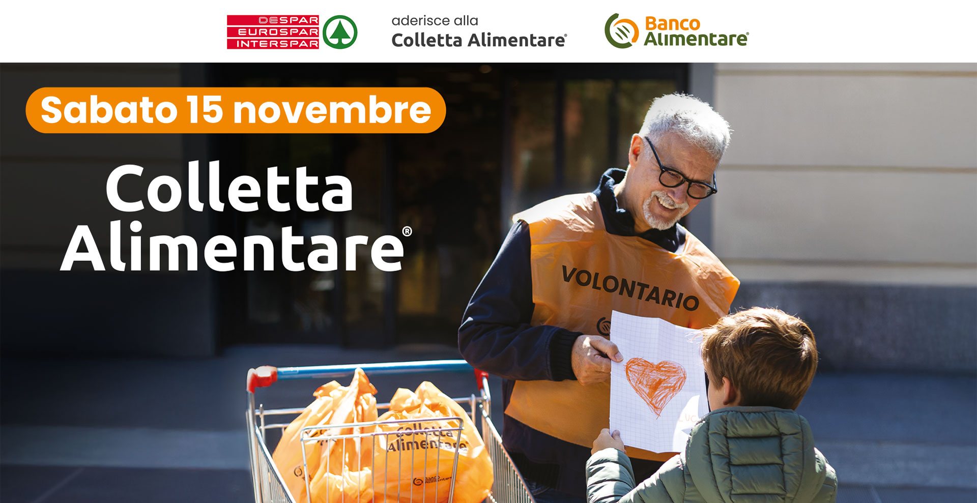 Intestazione - Nationaler Tag der Lebensmittelsammlung - Giornata nazionale della Colletta Alimentare