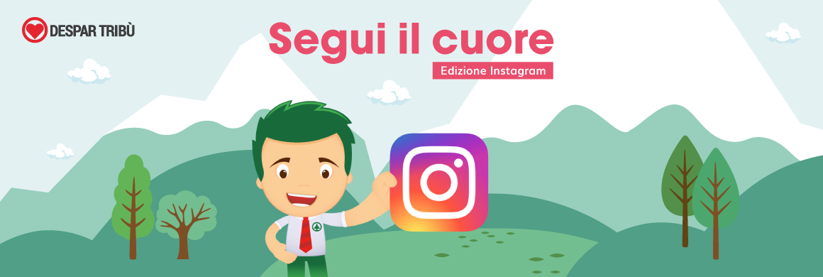Intestazione - Segui il cuore Instagram