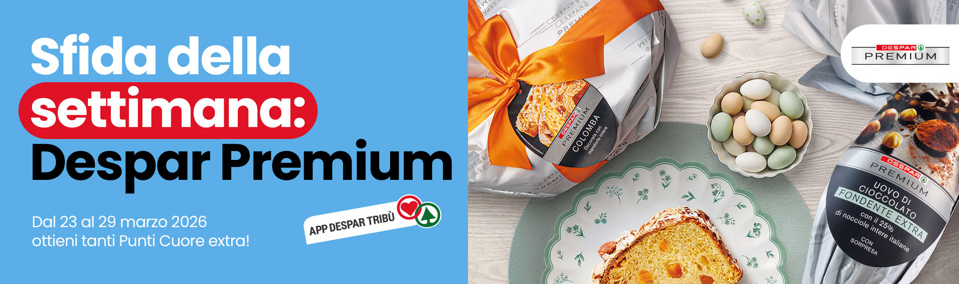 Intestazione della Sfida della Settimana - Despar Premium