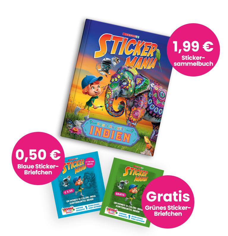 Bild des Stickermania-Sammelalbums