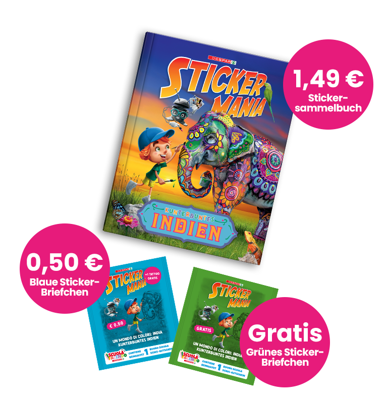 Bild des Stickermania-Sammelalbums