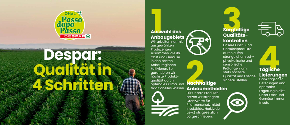 Despar: Qualität in 4 Schritten