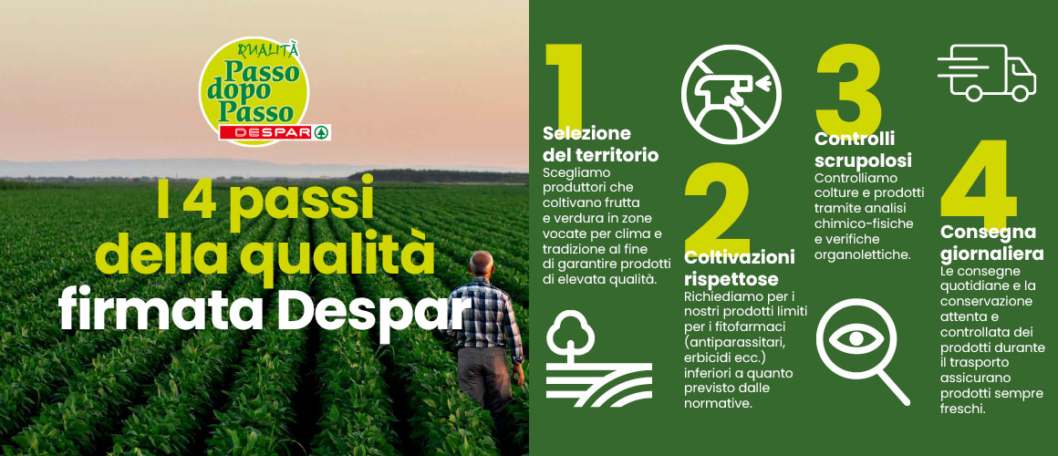 I 4 passi della qualità firmata Despar
