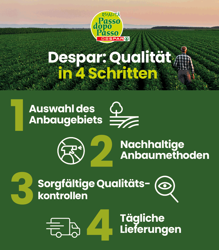 Despar: Qualität in 4 Schritten