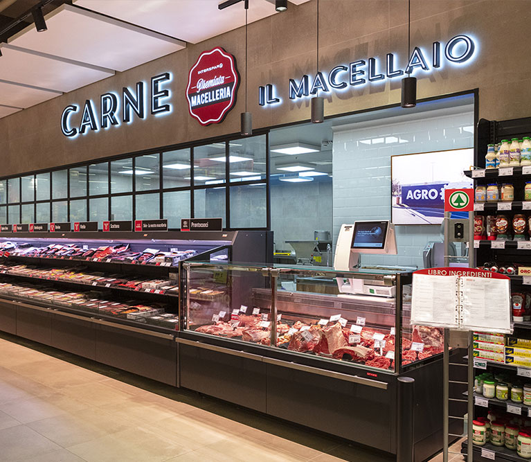 Intestazione del reparto macelleria
