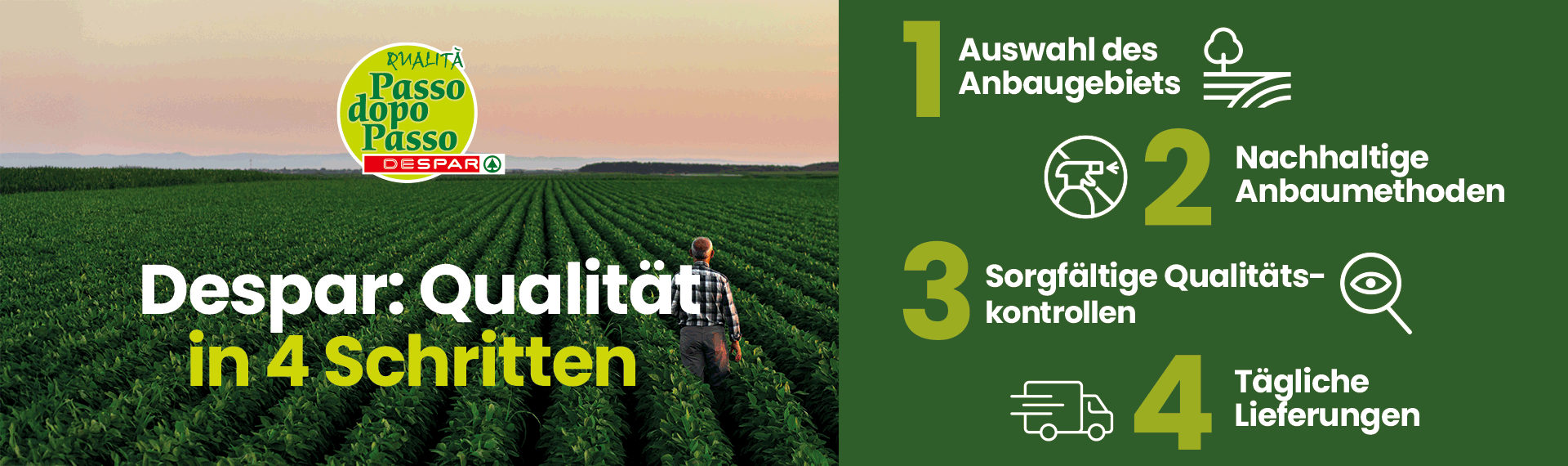 Despar: Qualität in 4 Schritten
