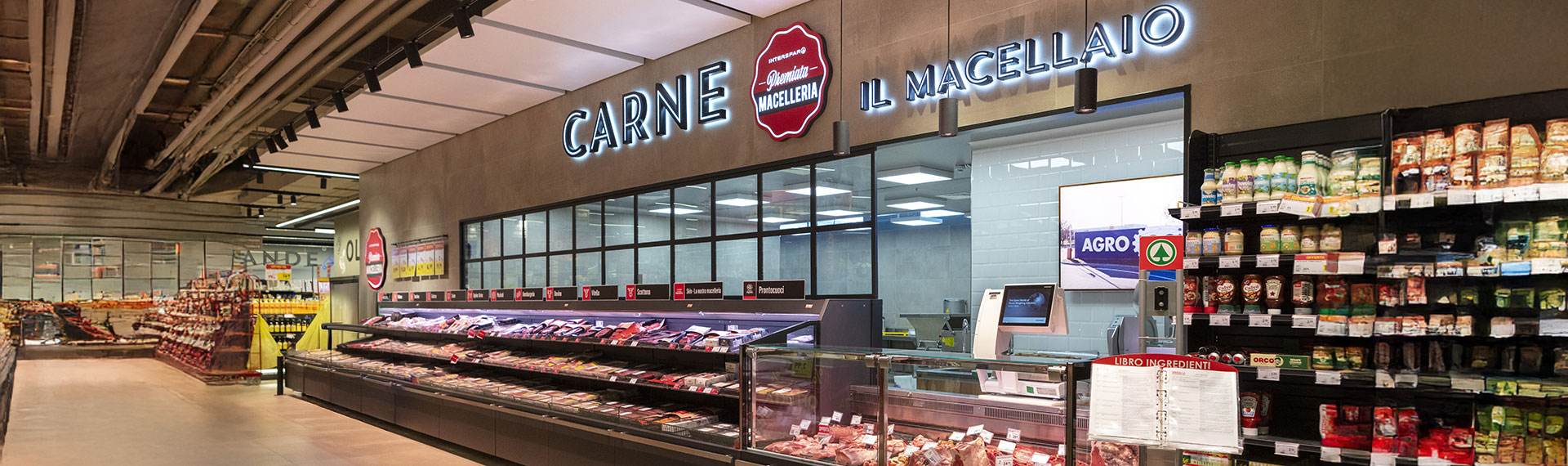 Intestazione del reparto macelleria