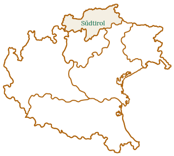 Cartina del Alto Adige
