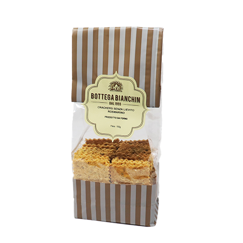 Crackers senza lievito con rosmarino