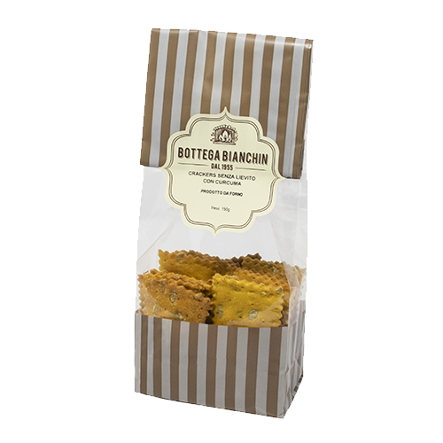 Crackers senza lievito con curcuma