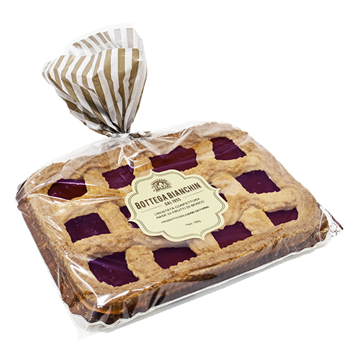 Crostata con confettura di frutti di bosco
